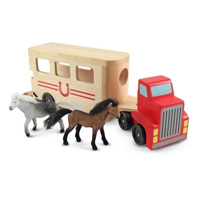 melissa and doug horse trailer