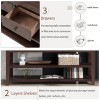 NicBex Retro Console Table for Entryway,Entryway Table with 3 Drawers & 2 Open Shelves,Sofa Table for Living Room,Behind Couch,Hallway - 4 of 4