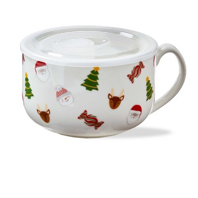 tag Holiday Cheer Soup Mug With Lid
