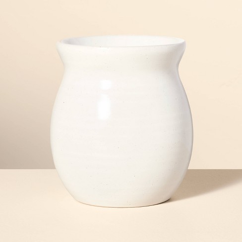 Glazed Stoneware Utensil Holder Cream - Hearth & Hand™ with Magnolia - image 1 of 3