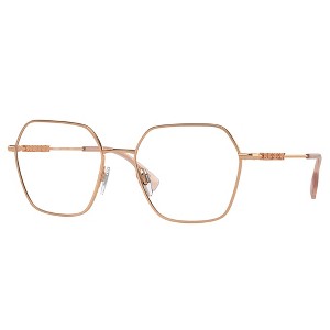 Burberry BE 1381 1337 Womens Irregular Eyeglasses Rose Gold 54mm - 1 of 3