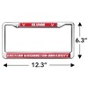 Eastern Washington Alumni Logo Full Size Standard License Plate Metal Frame - 4 of 4