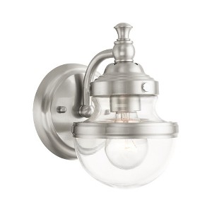 Livex Lighting Oldwick 1 - Light Vanity in  Brushed Nickel - 1 of 1