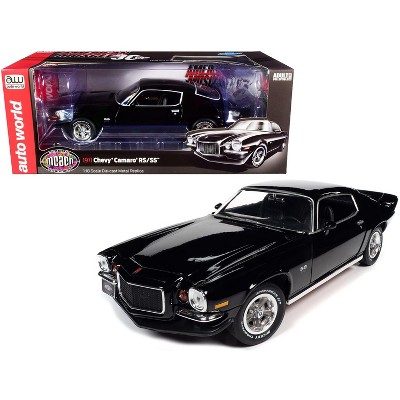 1971 Chevrolet Camaro RS/SS Tuxedo Black (MCACN) "American Muscle 30th Anniversary" 1/18 Diecast Model Car by Autoworld