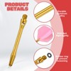Unique Bargains 2BA Thread Aluminum Dart Shafts with Rubber Rings for Steel Tip 8 Pcs - 3 of 4