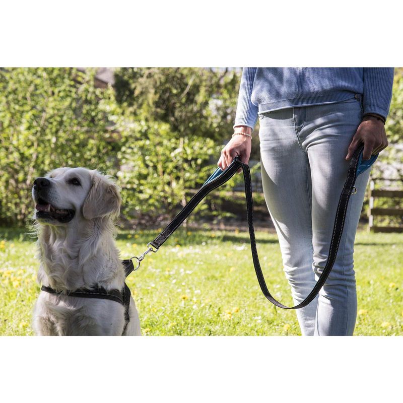 Happilax 5 ft Dog Leash for Medium to Large Dogs - Blue & Black, 2 of 10