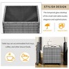 Outdoor Rattan Two-person Combination With Coffee Table, Adjustable, Suitable For Courtyard, Swimming Pool, Balcony - 3 of 4