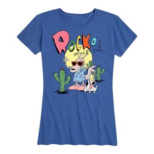 Women's - Rocko's Modern Life - Rocko In The Desert Short Sleeve Graphic T-Shirt - 1 of 4