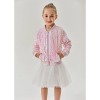 2Bunnies Girls' Cameo Pink Sequin Bomber Jacket - 3 of 4