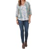 Women's Split Neck Top - Democracy - 3 of 4
