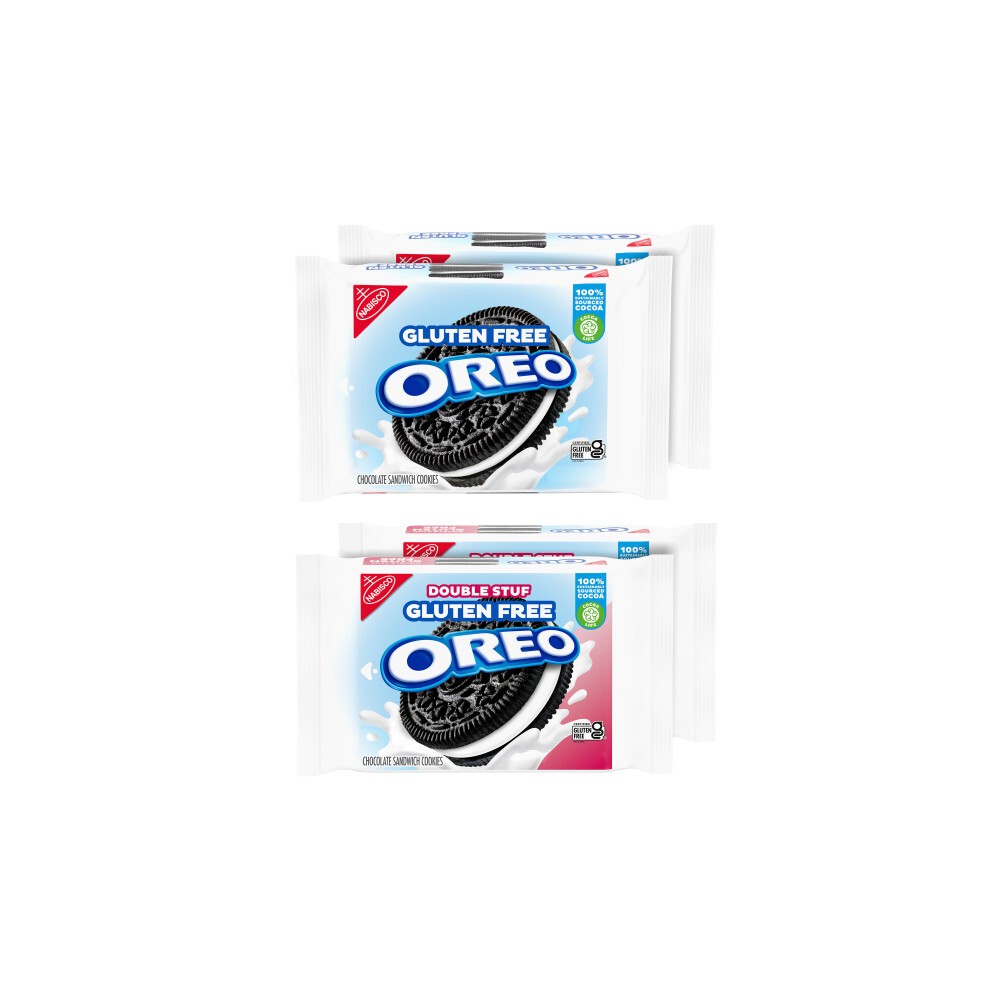  BB: 26 june 2024.  OREO Original & OREO Double Stuf Gluten Free Cookies Variety Pack - 49.1oz