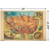 Trends International The Wizarding World: Harry Potter - Hogwarts Map Unframed Wall Poster Prints - 3 of 4