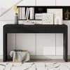 KTMBDW Long 53" Console Sofa Table with 3 Drawers, Entryway Table, Display Shelf for Entry Way, Hallway, Couch, Living Room, Foyer - 2 of 4