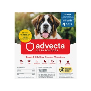 Advecta Pet Insect Flea Drops Treatment for Dogs - 4ct - 1 of 4