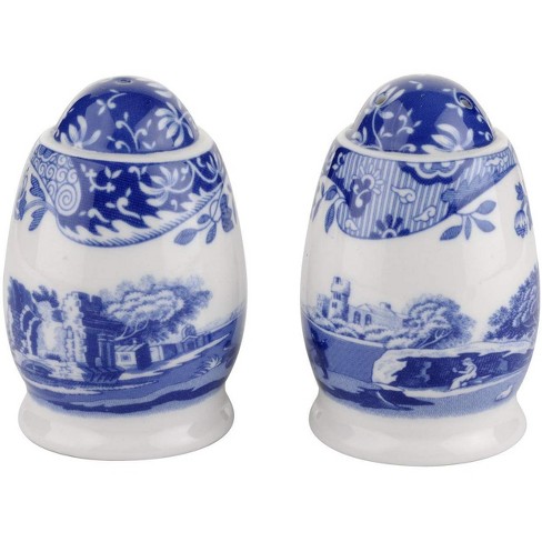 Gibson Our Table Simply White Porcelain 2.4 Inch Salt And Pepper Shakers :  Target