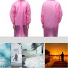 Unique Bargains Waterproof Reusable Rain Ponchos with Hood and Drawstring for Men and Women EVA 2 Pcs - 2 of 4