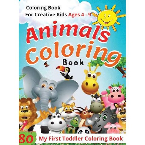 Download Animal Coloring Book Ages 4 9 By Preschool Zone Hardcover Target