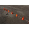 Juvale 9 Inch Orange Plastic Sports Safety Parking Cones (12 Pack) - 2 of 4