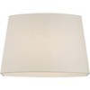 Springcrest Set of 2 Oval Lamp Shades Ivory Medium 12.5" Wide x 10" Deep at Top 15" Wide x11" Deep at Bottom 10" High Spider Harp Finial - 4 of 4