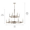 Kichler Lighting Tolani 12 - Light Chandelier in  Polished Nickel - 4 of 4