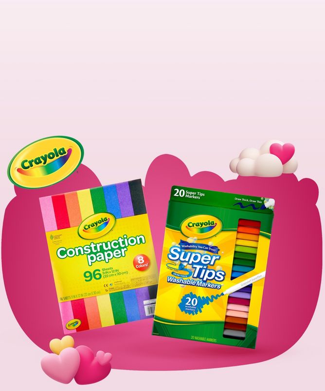 Crayola Construction Paper - 9 x 12, 8 Assorted Colors, 96