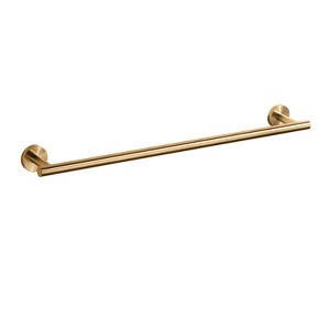 WOWOW 36 in. Stainless Steel Wall Mounted Single Towel Bar in Brushed Nickel - 1 of 4