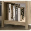 Vynxaria Celeste 20" Nightstand with 1 Drawer and Open Lower Shelf, 35LBS Top Shelf Capacity, Black Metal Handles, PU Paper Lamination, Easy Assembly - 3 of 4