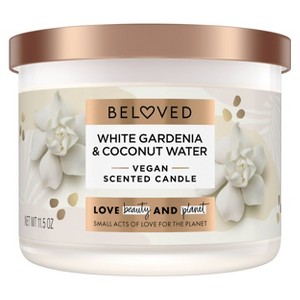 Beloved White Gardenia & Coconut Water 2-Wick Candle - 11.5oz - 1 of 4