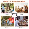 SEVOBAL Grill Cookware Portable Foldable BBQ Griddle, Compact Hibachi-Style with Charcoal Drawer for Camping, Outdoor Cooking, Black, 34.25"*8.85"*12" - 4 of 4