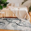 Washable Modern Abstract Living Room Area Rugs, Soft Non Slip Throw Carpet for Bedroom, Contemporary Floor Cover - 4 of 4