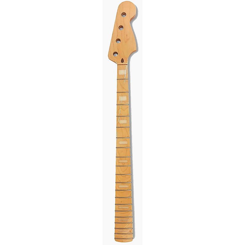 Allparts Jazz Bass Replacement Neck, One-Piece Maple With Block Inlays, 1 of 2