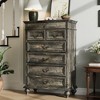 7 Drawers for Bedroom, 50" Tall Large Wood Chest of Drawers with Jewelry Storage for Bedroom, Living Room, Hallway - 3 of 4