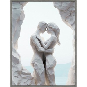 Amanti Art Paris by Bella Eve Canvas Wall Art Print Framed - 1 of 4