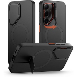 SURITCH for Samsung Galaxy S25+ Plus Phone Case, Magnetic Shockproof Protective Cover with Camera Cover & Adjustable Metal Kickstand - 1 of 1
