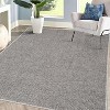 Area Rug for Living Room Bedroom Modern Solid Indoor Carpet Non-Slip Low Pile Machine Washable Kids Room Accent Simple Carpet No-Shedding - 3 of 4