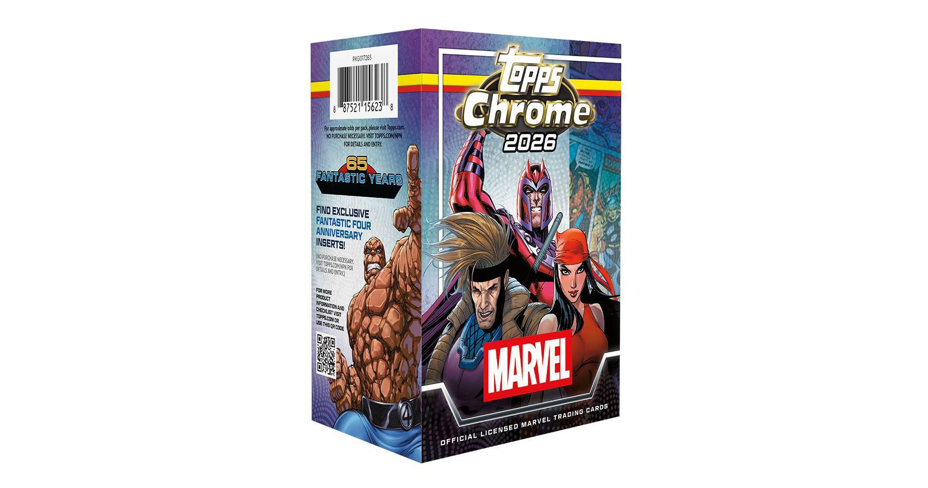 2026 Topps Marvel Chrome Trading Card Value Box