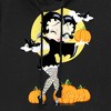 Juniors Womens Betty Boop Halloween Pumpkins Cowl Neck Sweatshirt - image 2 of 4