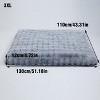 Artloge Plush Pet Bed Washable Dog Mat Crate Bed Anti-Slip Kennel Mattress Deluxe Sleeping Mat for Puppy & Large Dogs with Removable Cover - 2 of 4