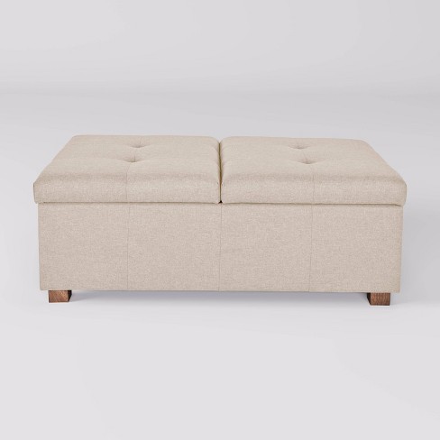 Double storage on sale ottoman target