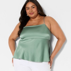 Women's Satin Camisole - Wild Fable™ - 1 of 3