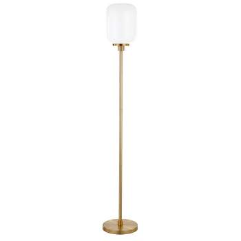 Hampton & Thyme 69" Tall Floor Lamp with Glass Shade 