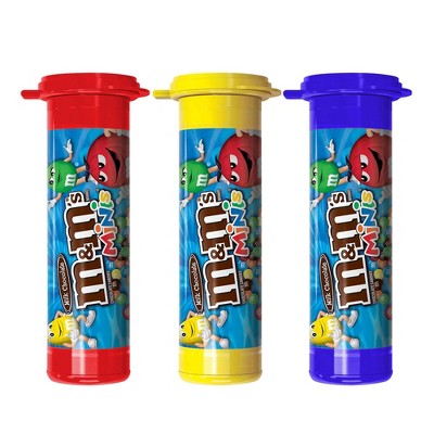 M&M's Milk Chocolate Minis Candy, 1.08-Ounce Tubes (Pack of 24)