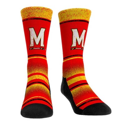 NCAA Maryland Terrapins Vintage Crew Socks - L/XL