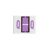 Smead A-Z Color-Coded Bar-Style End Tab Labels Letter Q Lavender 500/Roll 67087 - 4 of 4