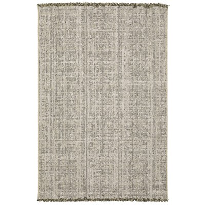 Captiv8e Designs Grimaldi Faded Textures Beige/Black Indoor/Outdoor Rug
