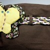 Slickblue Cotton Canvas Crossbody with Character Print, Travel Swingpack, Cat Butterfly Design, Washable - 2 of 4