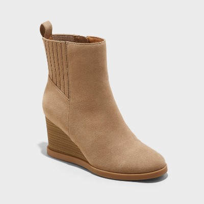 Wedge booties hot sale target