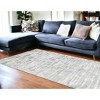 HomeRoots 10' Gray and Silver Abstract Washable Non Skid Runner Area Rug - 2 of 4