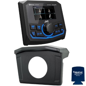 Stinger SPXRNGDASH 13-18 Polaris Ranger Radio Mounting Kit JVC KD-MR1BTS Waterproof Radio - 1 of 4