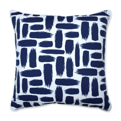 25" Baja Nautical Floor Pillow Blue - Pillow Perfect